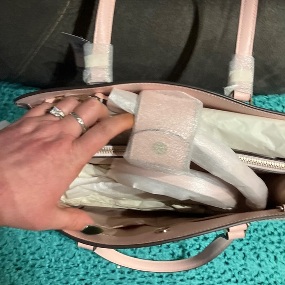 Kate Spade “Perry” Lg Saffiano Satchel Bag - Picture 7 of 9